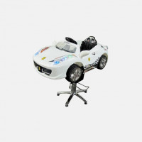 Детское парикмахерское кресло Авто Кабрио белый