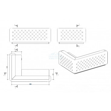 Стойка администратора ресепшн парикмахерский Mme De Pompadour