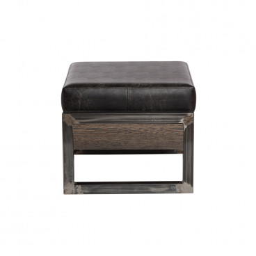 Пуф для барбершопа "Брикстон" одноместный