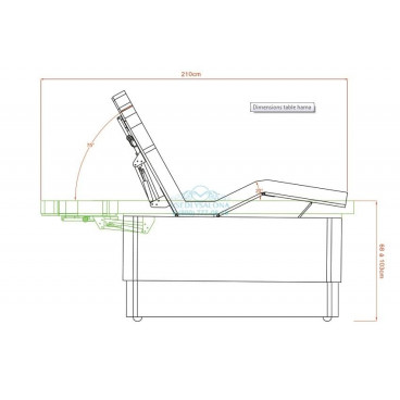 Кушетка для СПА-процедур SPA 300