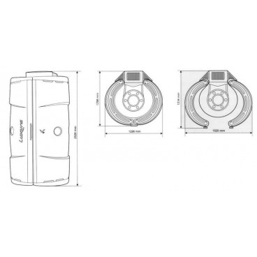 Солярий вертикальный "Luxura V7 48 XL High Intensive"