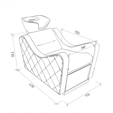 Мужская мойка барбер Prague