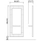 Зеркало парикмахерское "Matelass&eacute;"
